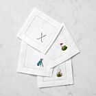 Sferra Cocktail Napkin Set/4 Golf