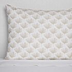 Sferra Edna White & Beige Boudoir Sham