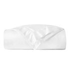 Sferra Giotto White King Duvet Cover - 106x92"/4"Flange
