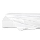 Sferra Giotto White King Flat Sheet - 114x114"/4"Flange