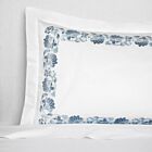Sferra Tralcio White & Sea Standard Sham - 21x26"