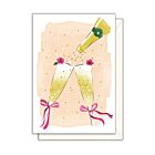 Stationery Champagne Toast Congratulations Enclosure Card
