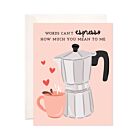 Stationery Espresso Love Card