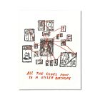 Stationery Killer Birthday Card