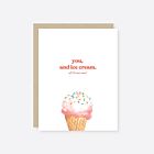 Stationery You and Ice Cream Love Card