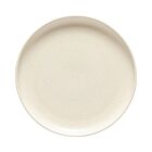 Stoneware Vanilla Dinner Plate