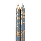 2-Piece Taper Set Prairie Blue & Gold
