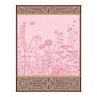  French Tea Towel Blooming Pink