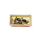 Terracotta Dipping Plate Olive & Beige