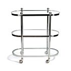 Three-Tier Oval Serving Cart