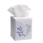 Tissue Box Cover Coral Blue