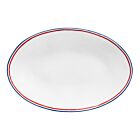Tricolore Oval Platter