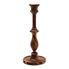 Wood Candlestick Tutti Black Siris