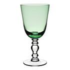WYC Glass Fanny Goblet Apple Green