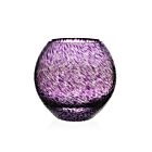 WYC Glass Florence Globe Vase Violet