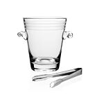 WYC Glass Madison Ice Bucket & Tong