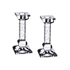 WYC Glass Nicola Pair of Candlesticks
