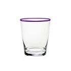 WYC Glass Siena Cocktail Tumbler Amethyst