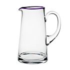 WYC Glass Siena Pitcher Amethyst