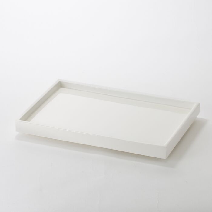 White Lacquered Vanity Tray