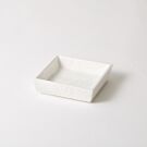 Pigeon & Poodle Callas White Soap Dish - Square[4.5x4.5x1