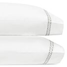 Matouk Prado Nickel King Pillowcase/Pair - 21x40