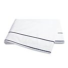 Matouk Ansonia Navy King Flat Sheet - 112x112