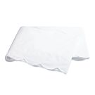 Matouk Butterfield White King Flat Sheet - 112x112