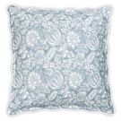 Matouk Granada Hazy Blue Quilted Euro Sham - 27x27
