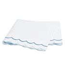 Matouk India Azure King Flat Sheet - 112x112