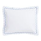 Matouk India Azure King Sham - 21x36