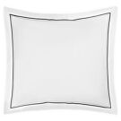 Matouk Essex Charcoal Euro Sham - 27x27