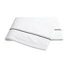 Matouk Essex Charcoal King Flat Sheet - 114x112