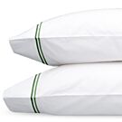 Matouk Essex Green Standard Pillowcase/Pair - 21x32