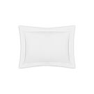 Matouk Lowell White & White Boudoir Sham - 12x16