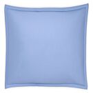 Matouk Luca Satin Stitch Azure Euro Sham - 27x27