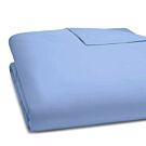 Matouk Luca Satin Stitch Azure Queen/Full Duvet Cover - 86x92, 1