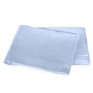 Matouk Luca Satin Stitch Sky King Flat Sheet - 112x112