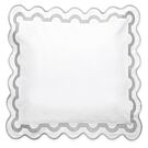 Matouk Mirasol Silver Euro Sham - 27x27