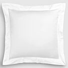 Matouk Nocturne White Euro Sham - 27x27
