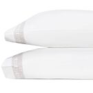 Matouk Ophelia Dune Standard Pillowcase/Pair - 21x32
