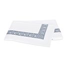 Matouk Ophelia Indigo Queen/Full Flat Sheet - 96x112