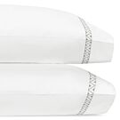 Matouk Prado Nickel Standard Pillowcase/Pair - 21x32