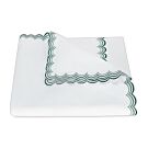 Matouk Stella Green Queen/Full Flat Sheet - 90x96
