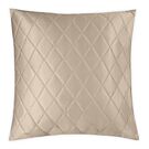 Matouk Nocturne Khaki Quilt Euro Sham - 27x27