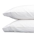 Matouk Nocturne White Standard Pillowcase/Single - 21x33