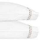 Matouk Prado Onyx Standard Pillowcase/Pair - 21x32