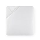 Sferra Giotto White Cal King Fitted Sheet - 72x84x17