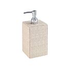 Bodrum Wicker White Soap Dispenser