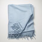 4-Ply Cashmere Throw Cerulean